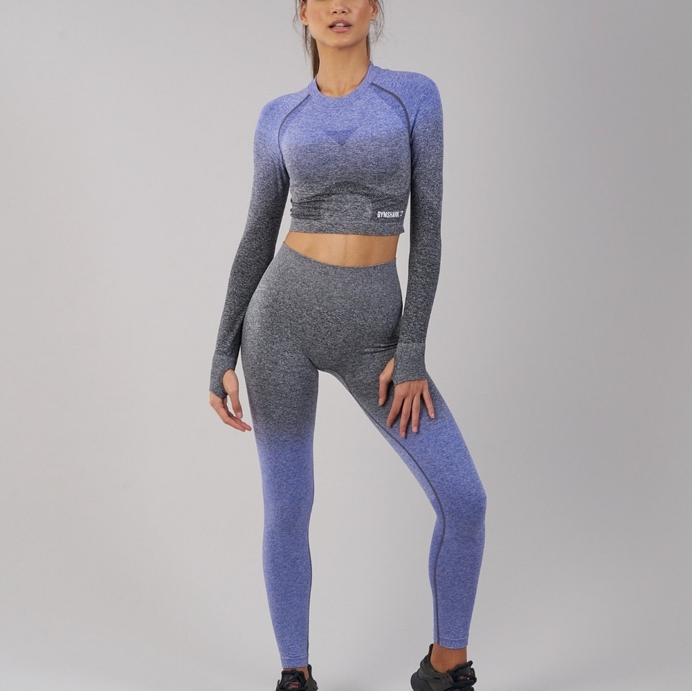 Gymshark ombre crop top